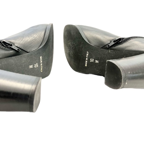 Neiman Marcus NEW Sesto Meuuci Italian NWOB Ankle Boots Italy Heels Leather - Picture 4 of 5